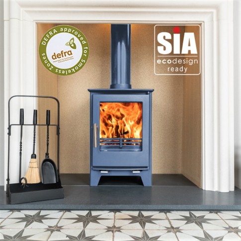 Cool Blue Ecosy+ Snug 5kw  Multi-Fuel, Eco Design Approved, Defra Approved Stove